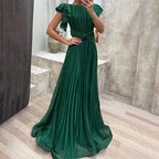 Rory | Pleated Evening Dress