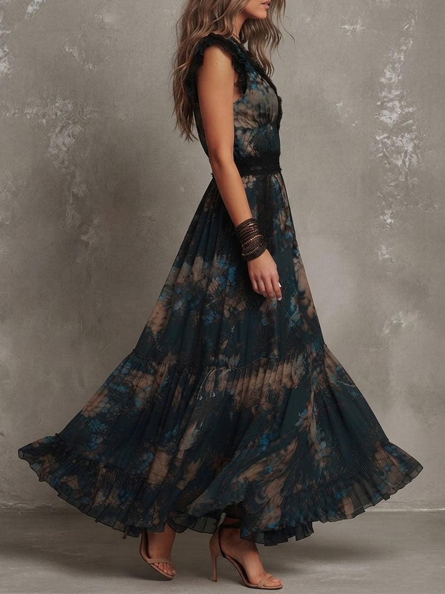 Rosalie | Elegant Floral Maxi Dress