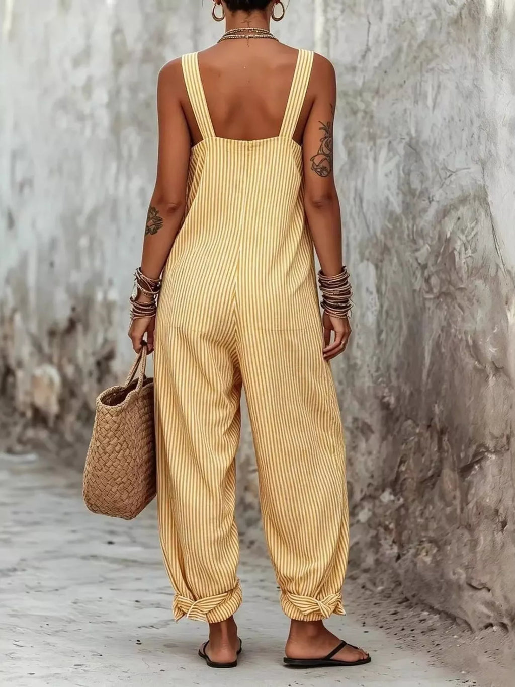 Claire | Striped Jumpsuit