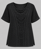 Marlie | Lace-Trim Blouse