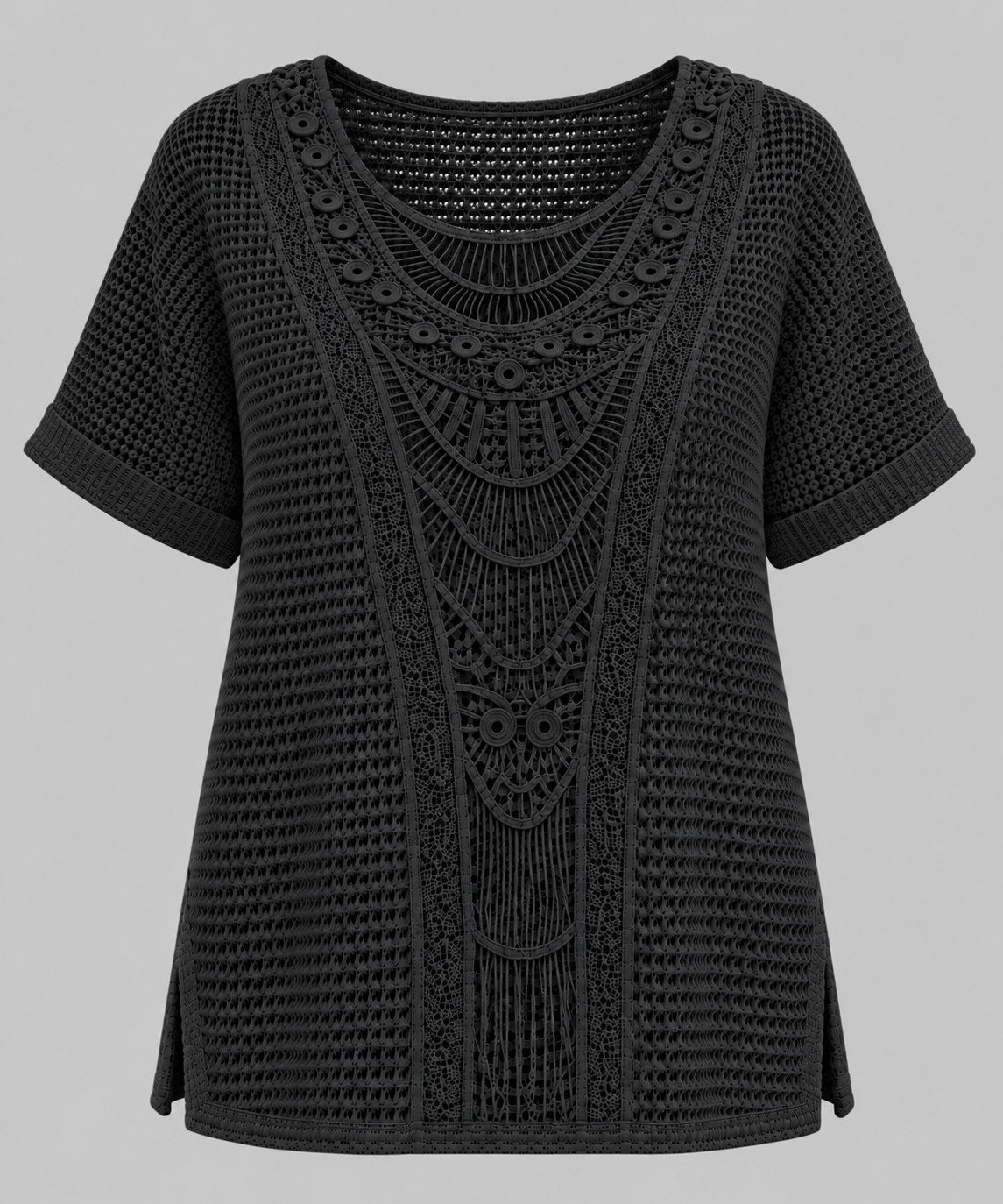 Marlie | Lace-Trim Blouse
