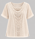 Marlie | Lace-Trim Blouse