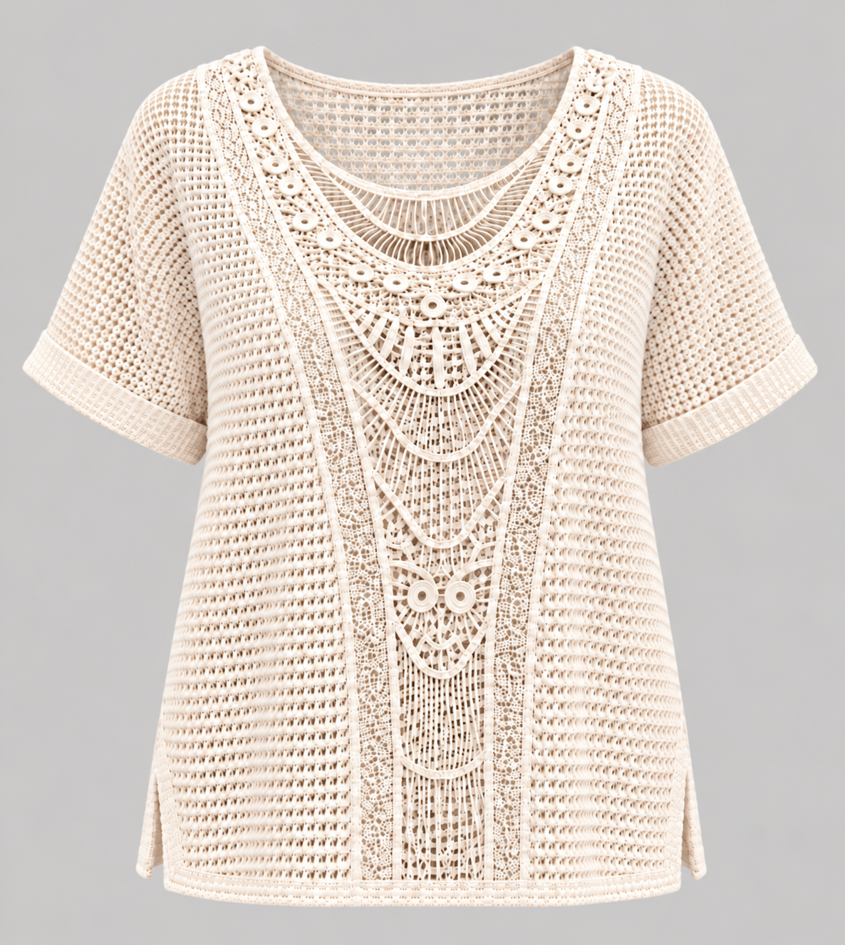 Marlie | Lace-Trim Blouse