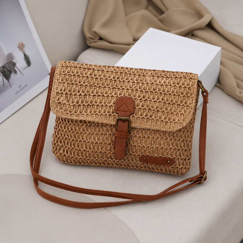 Susan | Woven Shoulder Bag