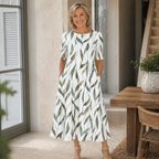 Pauline | Effortless Floral Midi Dress