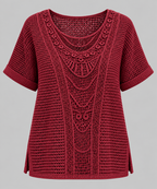 Marlie | Lace-Trim Blouse