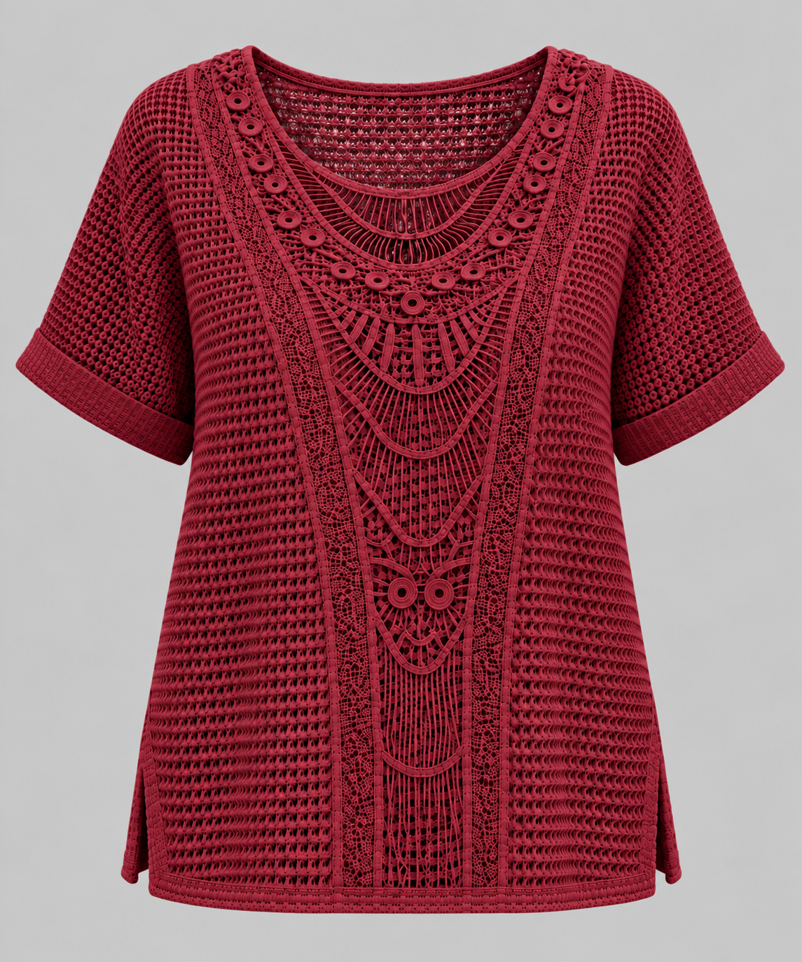 Marlie | Lace-Trim Blouse