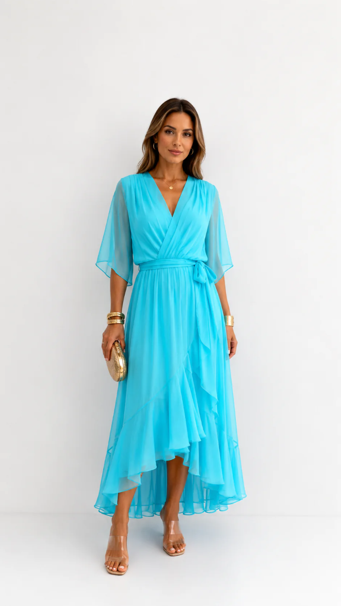 Amber | V-Neck Dress