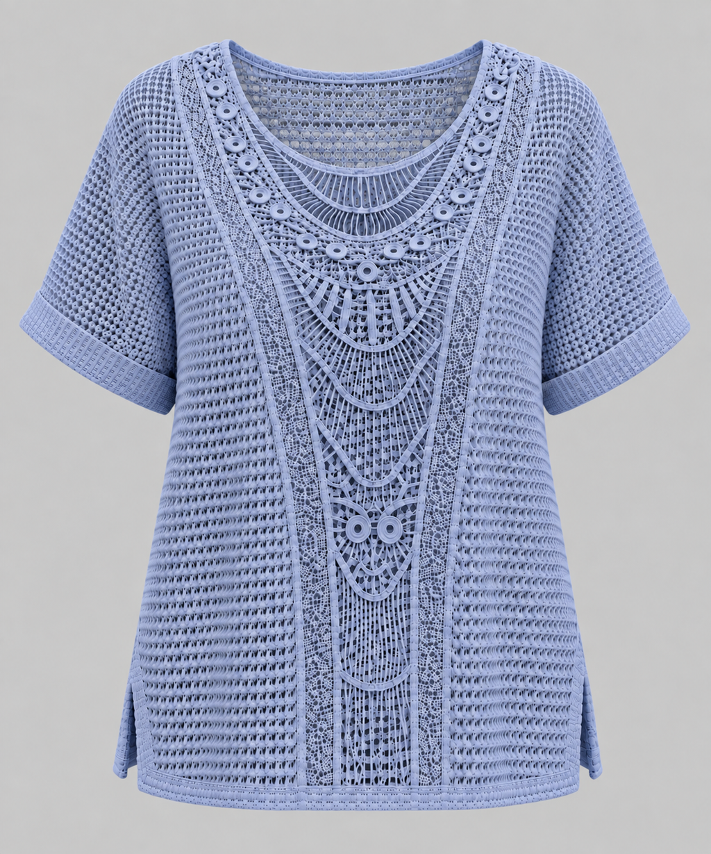 Marlie | Lace-Trim Blouse