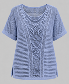 Marlie | Lace-Trim Blouse