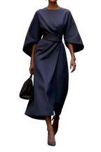 Maya™ | Elegant Balloon Sleeve Dress