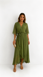 Amber | V-Neck Dress