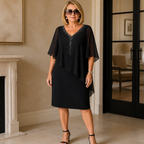 Evelyn | Elegant Draped Occasion Dress