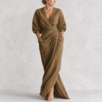 Sophie | Flowing Wrap Maxi Dress