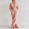 Sophie | Flowing Wrap Maxi Dress