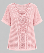 Marlie | Lace-Trim Blouse
