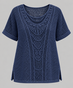 Marlie | Lace-Trim Blouse