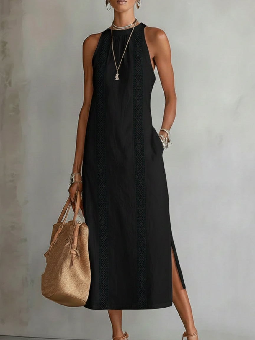 Lucinda | Elegant Embroidered Midi Dress