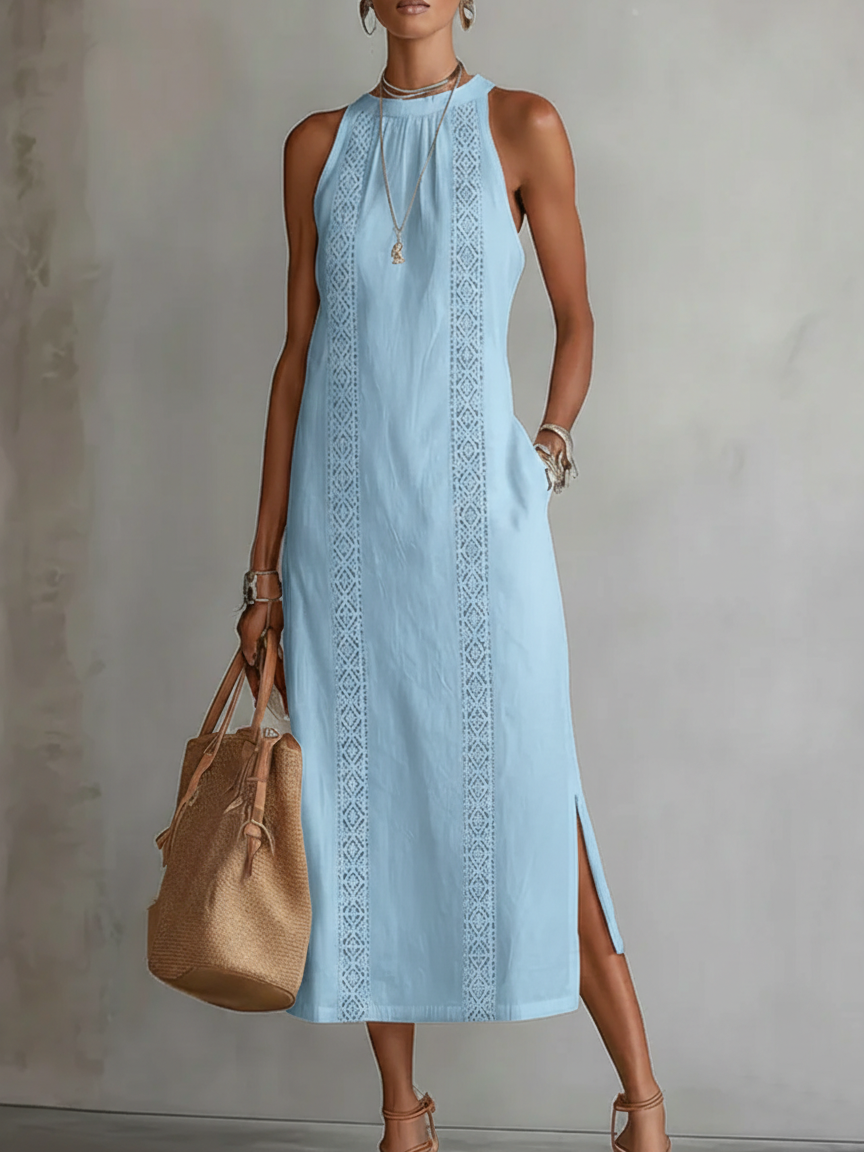 Lucinda | Elegant Embroidered Midi Dress