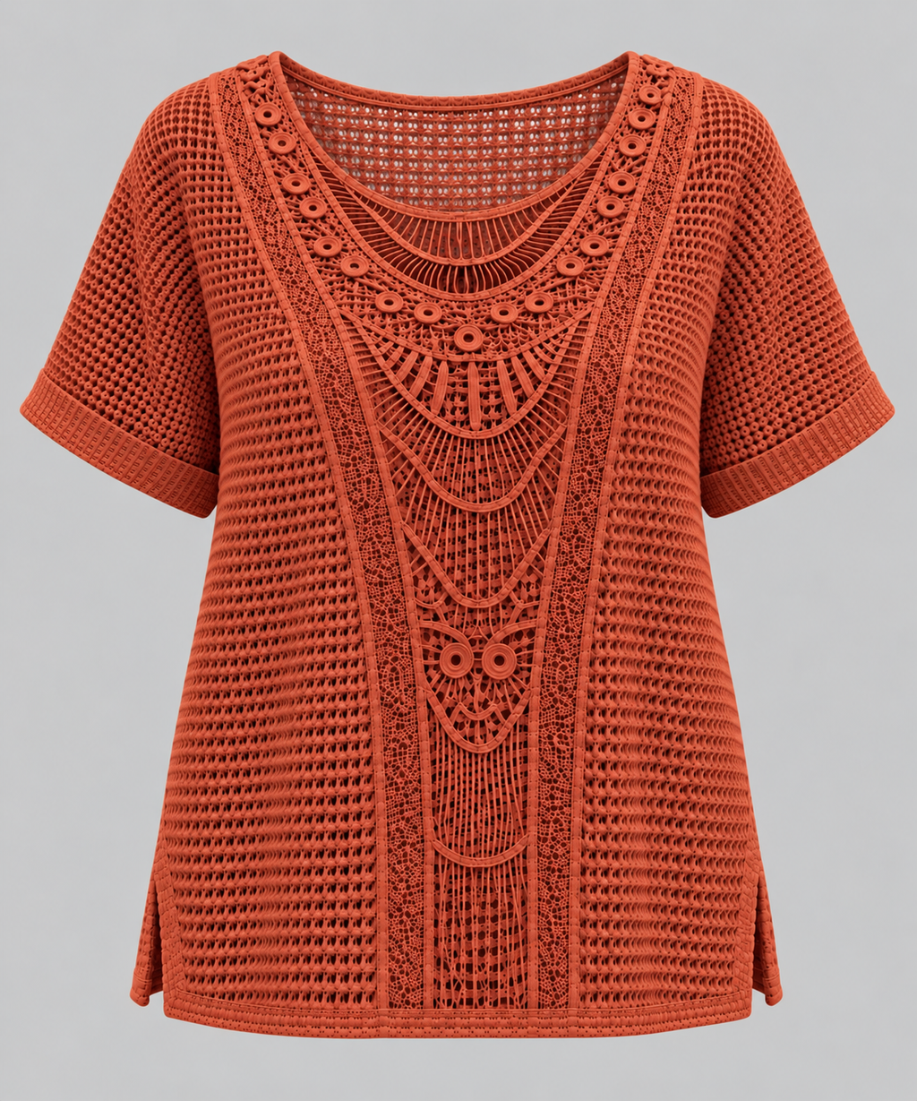 Marlie | Lace-Trim Blouse
