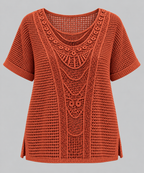 Marlie | Lace-Trim Blouse