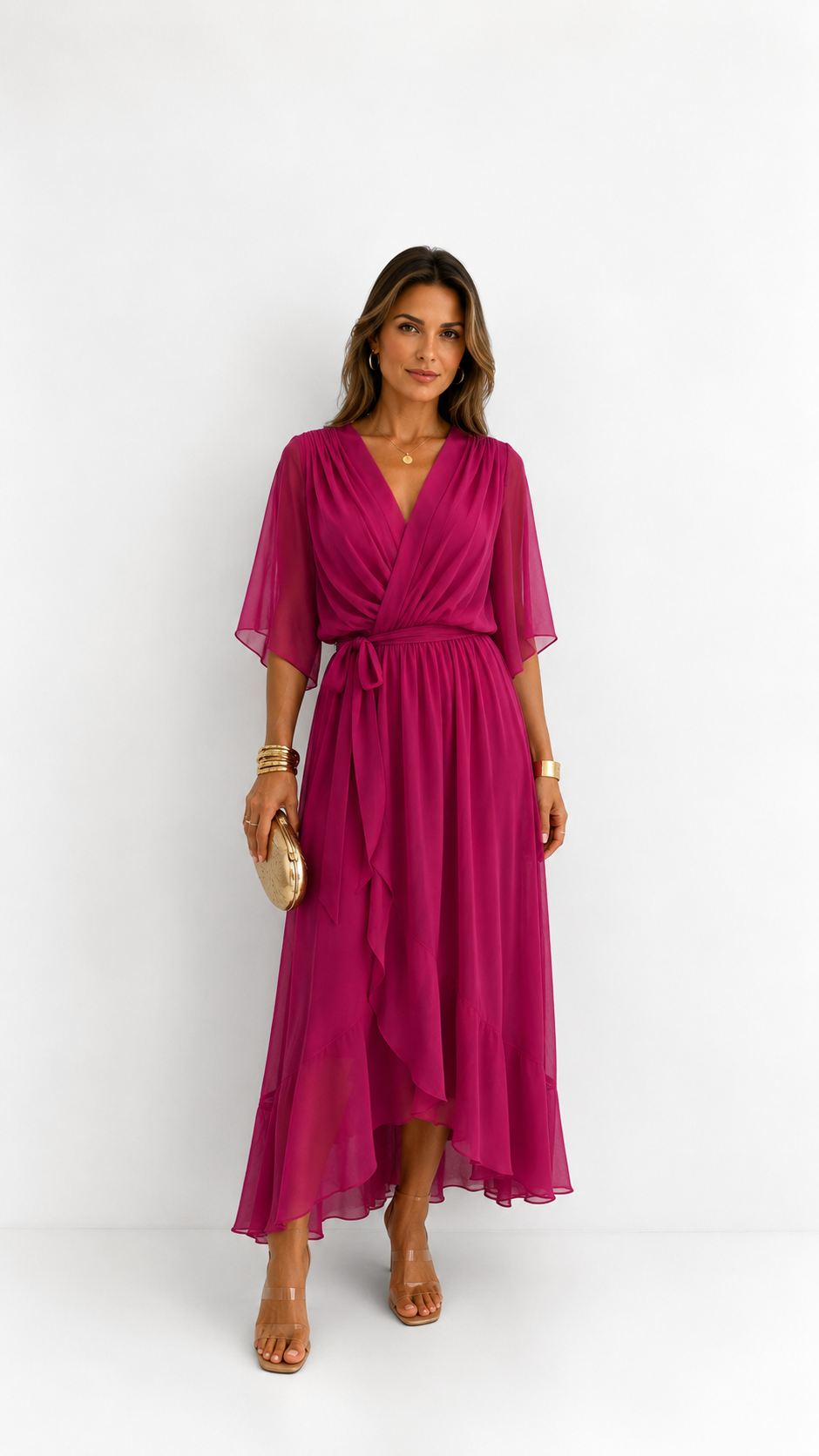 Amber | V-Neck Dress