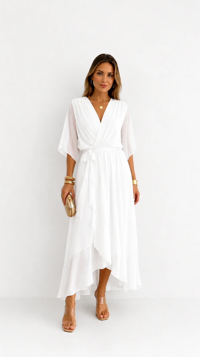 Amber | V-Neck Dress