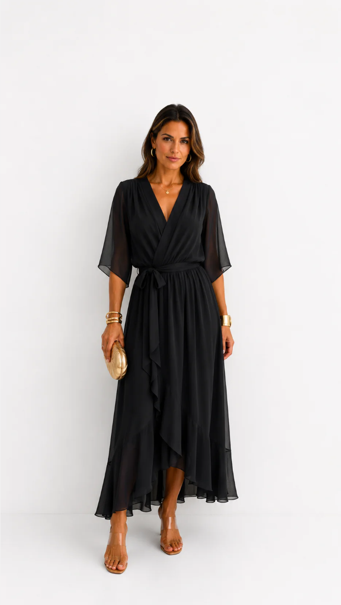 Amber | V-Neck Dress